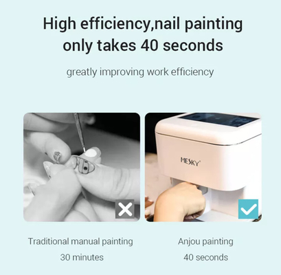 intelligente mobile Malerei-Salon-Schönheits-Maschine 48W des Nagel-3D