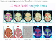 Hautpflege-Analysator 160G AI intelligenter tragbarer Bild-1024*1280